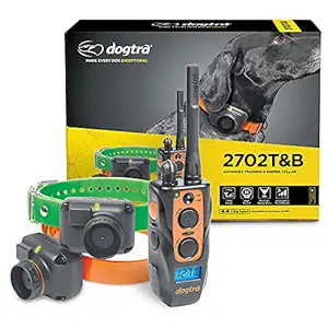 Dogtra 2702T&B Long Range 1-Mile 2-Dog Training & Beeper Remote Dog Training E-Collar for Upland Gun Dog