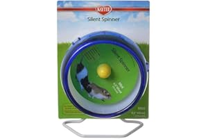 KAYTEE Interpet 861412 Superpet Silent Spinner flüsterleises Laufrad, mini, 4.5 Zoll (Farblich sortiert)