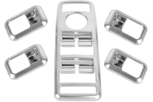 XZANTE Cubierta del Panel Interruptor De Ventana De Puerta De Cromo Mate Recorte De Estilo De Coche para Mercedes C Glk Class W176 W246 W204 W212 W218 X204