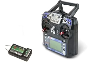 DollaTek FS-i6 6CH 2.4 GHz Trasmettitore RC con ricevitore FS-iA6B per aliante per elicotteri RC multirotore