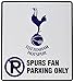 Produktbild Metall Parkplatz Schild Tottenham Hotspur (One Size) (Weiß)