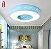 Produktbild GQLB Die Sterne leuchten LED-Rundschreiben Jungen Schlafzimmer Kinderzimmer Deckenleuchte 400mm, 3 Farben