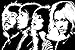 Produktbild abba- Bild moderne handbemalt – Pop Art Effect (Format 60 x 40 cm)