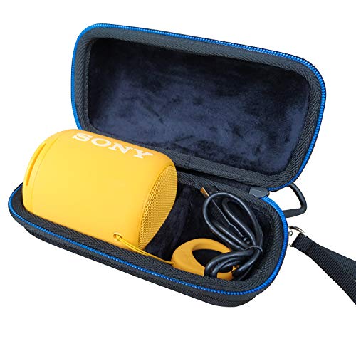 para Sony SRS LC-XB10 portátil Altavoz inalámbrico Funda Carcasa Case Funda Bolsa de Bolsillos de lavss Negro