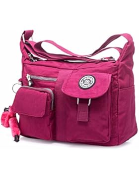 Crossbody Taschen Damen Wasserdichte Nylon Messengertaschen Umhängetasche Schultertaschen Casual Handtasche Handtaschen...