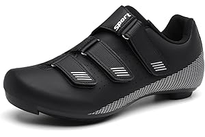 ERIBBY Mens and Womens Cycling Shoes for Road Bikes, Compatible with 2 and 3-Bolt Cleats/Pedal Peloton SPD & Look Delta, Bike Shoes for Road Biking & Indoor Cycling