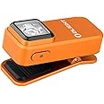 OLIGHT Oclip Flashlight, Hands Free Flashlight with Red& White Light, Lightweight Magnetic Clip-on Light, Bright LED Work Light, Rechargeable Safety Light for Night Walk, Cycling, Warning（Orange）