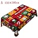 Produktbild Mitlfuny Black Friay DE Cyber Monday DE,Weihnachtstischdecke Print Rechteck Tisch Decken Urlaub Party Home Decor