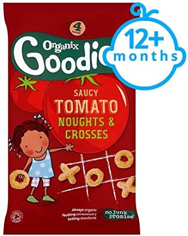 Organix Tomato Saucy Noughts And Crosses 4X15g