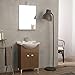 Produktbild MOBILETTO BAGNO A TERRA CON LAVABO E SPECCHIO 58 CM CAPPUCCINO EASY