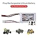 Produktbild 2S Lipo Battery 550mAh Akku für Fernbedienung Toy JST Connector Kleiner Innenwiderstand und Starke Leistung