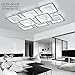 Produktbild Die postmoderne Welt Cube LED kreative Heimat minimalistische Acryl-Decke Wohnzimmer Schlafzimmer Decken Eisen Leistung 65-136w , white light , 8 head 136w