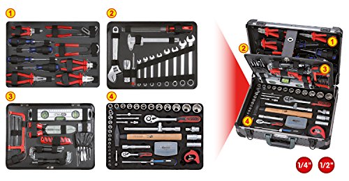 KS Tools Superlock Universal-Werkzeug-Satz, 127-teilig, 911.0727 - 2