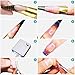 CRYSTALUM® 100 X Golden Nail Art Tips Extension Forms Guide French Diy Tool Acrylic UV Gel