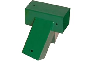 OTITU Joint de Balançoire 90x90mm, Carré 100°,Élément Solide et Professionnel dans l'aire de Jeux, Montage Facile, pour Balançoires pour Enfants, Vert