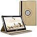 Produktbild kwmobile Hülle 360° für Samsung Galaxy Tab 2 10.1 Case mit Ständer - Schutzhülle Tablet Tasche mit Standfunktion in Gold