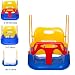 Produktbild Viktion 3 in 1 Baby Kinderschaukel Garten Schaukel Kinder Schaukelsitz Indoor Outdoor Spielzeug 42x33x38cm (blau)