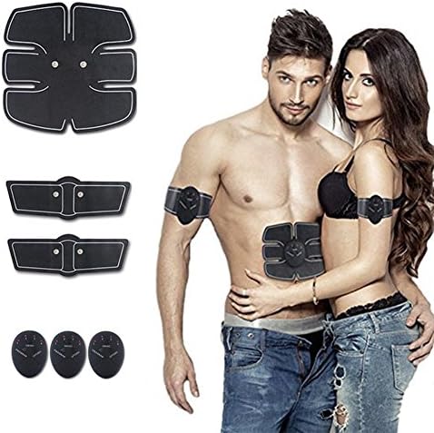 AnytroxL Abdominal Muscle Training Device Wireless Muscle Toning Belt Fitness Body Slimming Massager Home Fitness Training Gear - Suitable for Abdomen/Arm/shank/Thigh