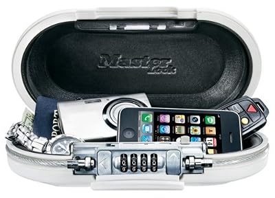Master Lock Mini coffre nomade Fermeture A combinaison Blanc Taille Unique