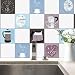 Produktbild Fliesenaufkleber Loske - Coffee Time Fliesen Sticker Aufkleber selbstklebend Kacheln Küche Kaffee Tasse Kanne café Getränk Wall-Art - 10x10 cm -