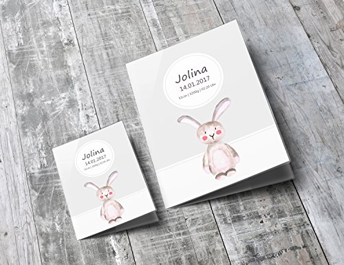 U-Heft Hülle SET Waldtiere Untersuchungsheft Hülle & Impfpasshülle personalisierbar mit Namen und Geburtsdatum - 7