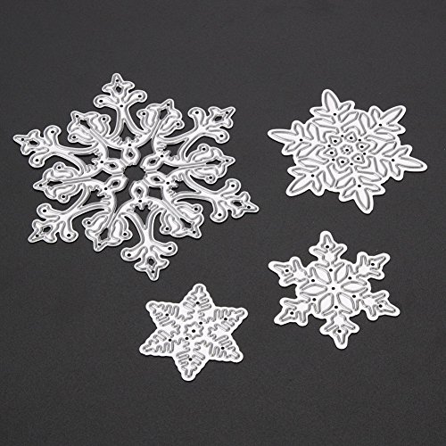 Demiawaking Stanzschablonen Metall Schneiden Schablonen für DIY Scrapbooking Album, Schneiden Schablonen Papier Karten Sammelalbum Dekor (06) - 3