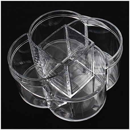 2017 NEW 100% Acrylic Brush Makeup Jewelry And Cosmetic Organizer in Rose Shape