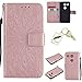 Produktbild Silikonsoftshell PU Hülle für LG Nexus 5X (5,2 Zoll) Tasche Schutz Hülle Case Cover Etui Strass Schutz schutzhülle Bumper Schale Silicone case+Exquisite key chain X1) #AD (3)