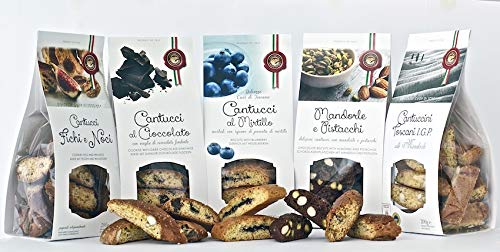 Cantuccini Misti Toscani Cioccolato Mirtillo Mandorle Pistacchi Fichi Noci