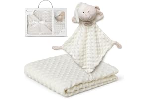 Interbaby Couverture en Bulles Coraline 80 x 110 cm + Doudou Modèle 28 x 17 cm PD001-05