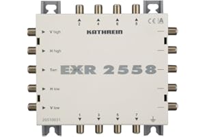Kathrein EXR 2558 Satelliten-ZF-Verteilsystem Multischalter (1 Satellit, 8 Teilnehmeranschlüsse, Kaskade, Klasse A)