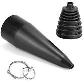 QWORK&reg; Bellows kit, with metal clamps, including mounting cone