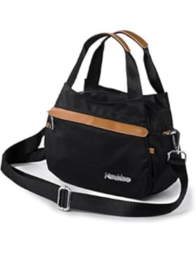 Katloo Damen Mädchen Kleine Umhängetasche Handtasche Tragetasche Hobo Tasche mit 4 Reißverschluss für Einkaufen...