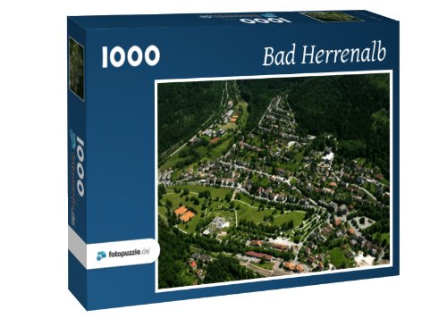Preisvergleich Produktbild Bad Herrenalb - Puzzle 1000 Teile mit Bild von oben