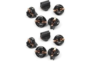 10-pack T10 bil lä 12961 glödlampshållare vriduttag lås bas W5W instrumentpanel kluster plugg instrumentlampa tändstift uttag