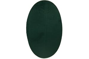 HABERDASHERY ONLINE 2 rodilleras de Ante color Verde termoadhesivas para planchar. Coderas para proteger tu ropa y reparación de pantalones, chaquetas, jerseys, camisas. 16 x 10 cm. Ref. 94