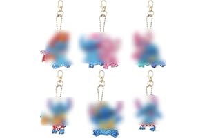 APDDHJ 5D Diamond Painting Keychain DIY Art Craft Painting with Diamond Painting Keyring Art Craft Gift for Girls Bag Keychain 6Pcs Full Drill Diamond Painting Keyring