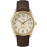 Timex Men's Easy Reader 38 mm Leather Strap Watch