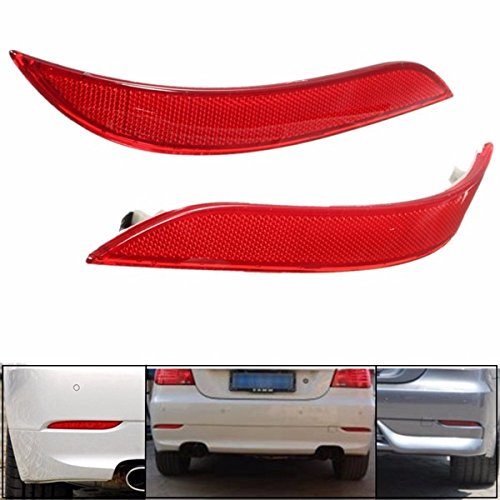 YONGYAO Paar Red Rear Bumper Reflektor Licht Für BMW 5Er E60 525I 528I 530I 535I 545I