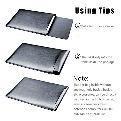 MacBook Air 13 Zoll Laptop Hülle, ZXK CO Luxus Mikrofaser Leder Laptop Tasche Wasserresistente Laptop Hülsen Beutel Abdeckung für MacBook Air &Macbook Pro 13.3 Zoll Ultra Dünn Case Cover mit Mauspad - 4