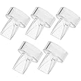 EXCEART 5pcs Duckbill Valves Transparent Anti Backflow Durable Safe Healthy Replace Breast Pump Parts Silicone Diaphragm Electric Breast Pump Parts