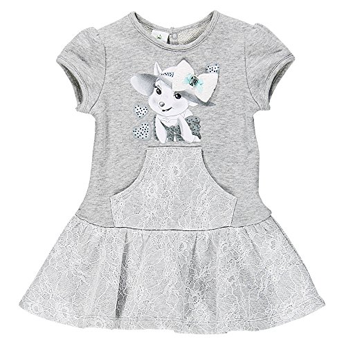Brums Girls 153Beim Dress, gray (825 grigio), size 6M (68 cm)