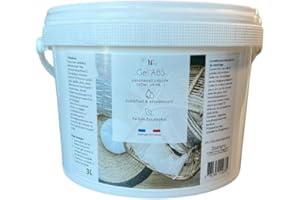 TECH'N'FAST Poudre absorbante vomi, urine, eau - Gélifiant solidifiant et désodorisant - Parfum Eucalyptus - Idéal pour absorber l'urine de chat et chien - Seau hermetique - Gel'Abs (Seau 3l)