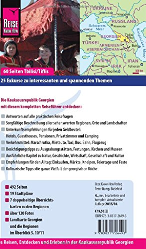 Book's Cover of Reise Know-How Georgien: Reiseführer für individuelles Entdecken