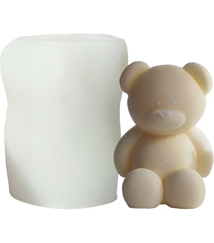 Fencelly Moul En Silicone Pour Bougies 3D Et Bougies Au Chocolat