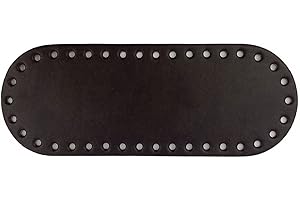 TRICOT CAFE' Tricot Cafè - Fondo Borsa 21X8 Testa di Moro D566 - Fondo per Borse Ideale per Lavorare all' Uncinetto in Pelle ed Ecopelle Pensato per Creare Una Borsa a Uncinetto Artigianale