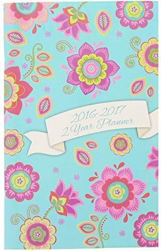 2016-2017 2 Year Monthly Planner - Light Blue Floral by Paper Craft