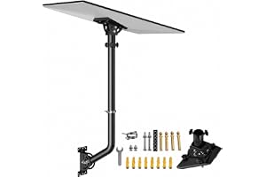 Väggfäste för Starlink, 70 cm J-Pole, justerbar lutning 160° | Stöd för Starlink Standard 4/4X, Gen 4/V3, Gen 3/V3, Enterpris