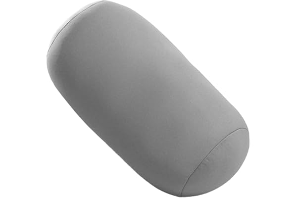 Rouleaux de nuque, Rouleaux de cou Microbead, appuie-tête rond, dos doux micro-perle pour chambre à coucher salon
