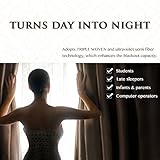 H.Versailtex Verdunklungsvorhänge, Hellgrau/Beige Vorhänge Blickdicht mit Ösen 2 Stück 245 CM x 140 CM (H x B), 2er-Set - 2